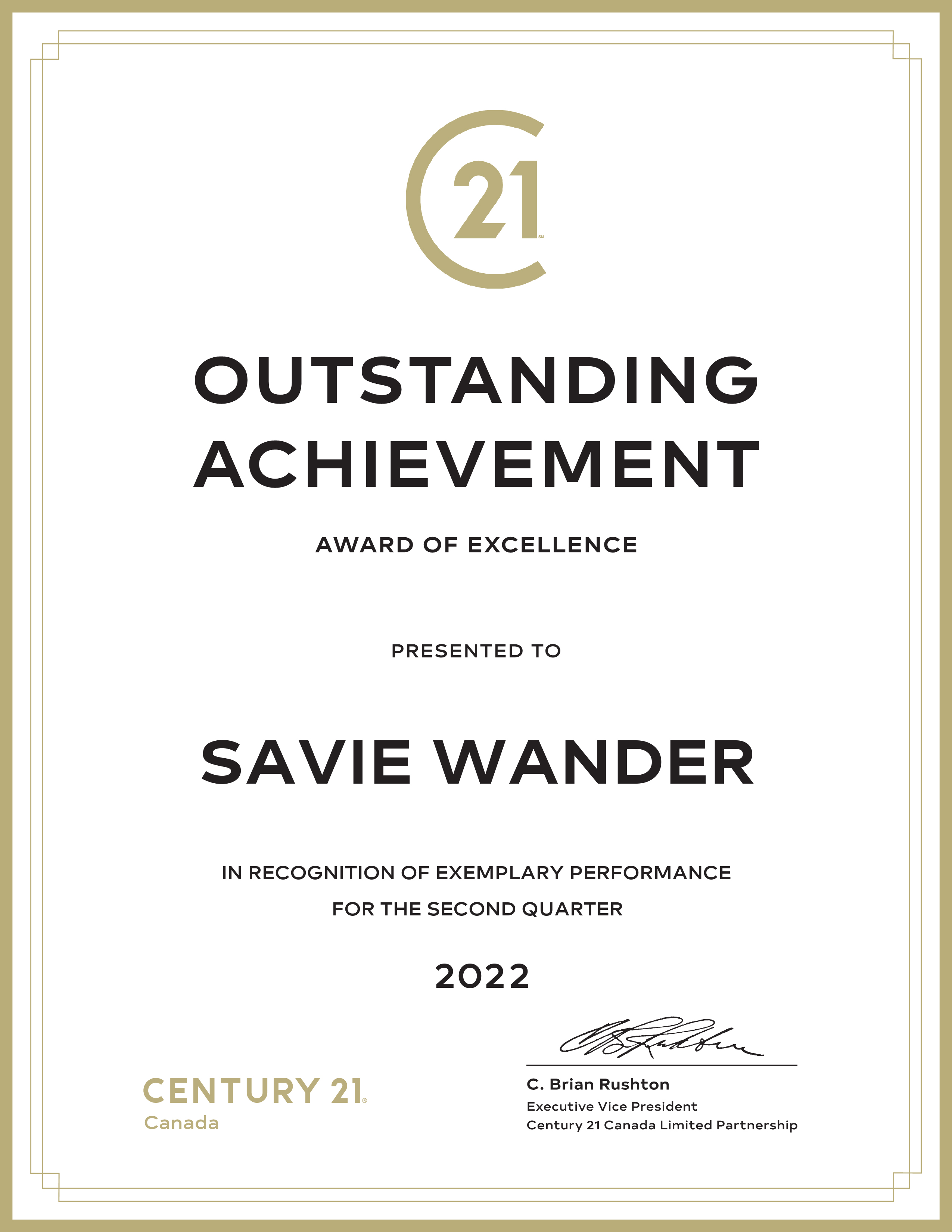 Gold Award (2020)